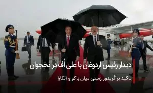 دیدار اردوغان با علی اُف در نخجوان